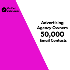 Advertising Agency Owners Email List