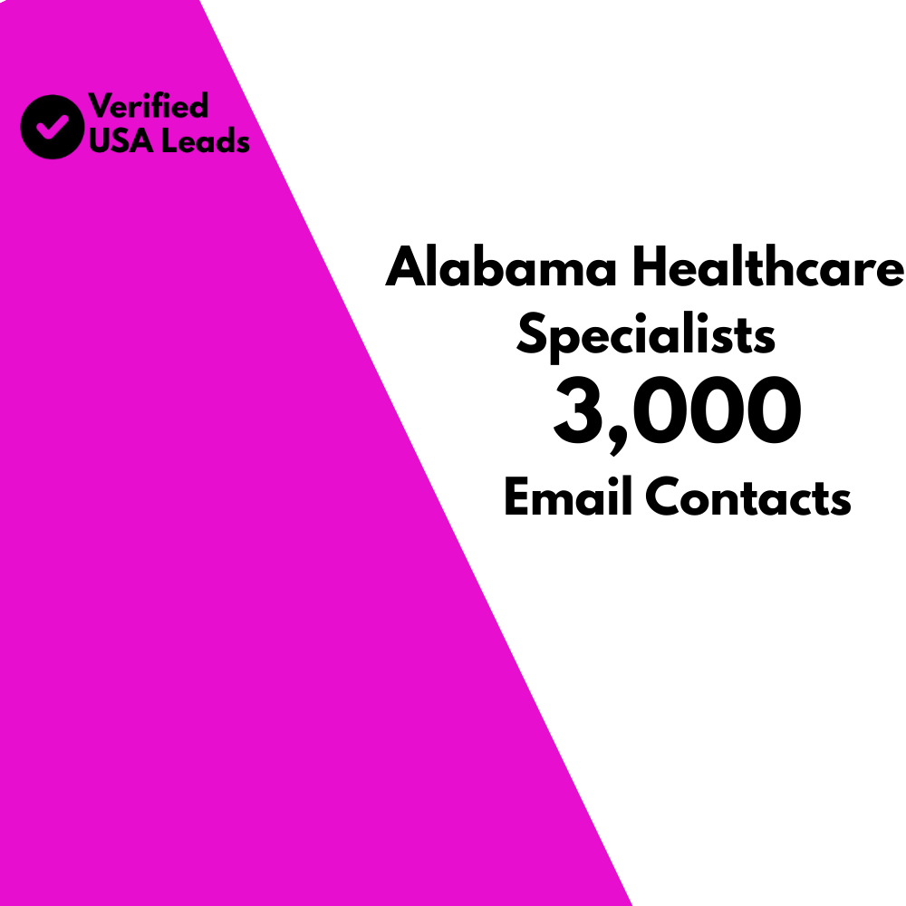 Alabama Healthcare Specialists Email List