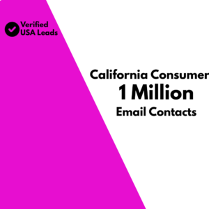 California Consumer Email List