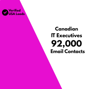 Canadian IT Executives Email List