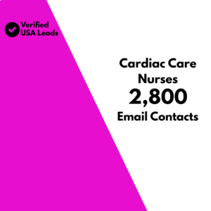 Cardiac Care Nurses Email List