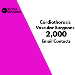 Cardiothoracic Vascular Surgeons Email List