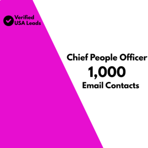 Chief People Officer Email List