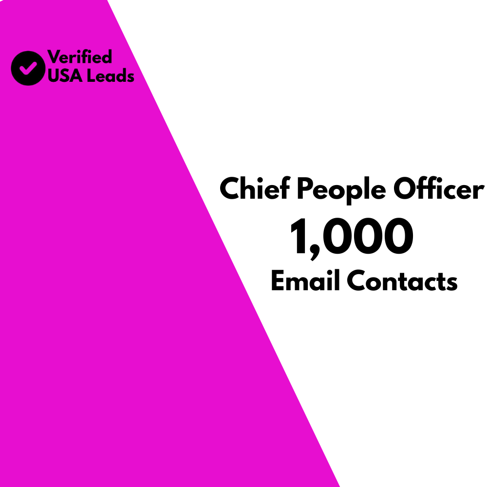 Chief People Officer Email List