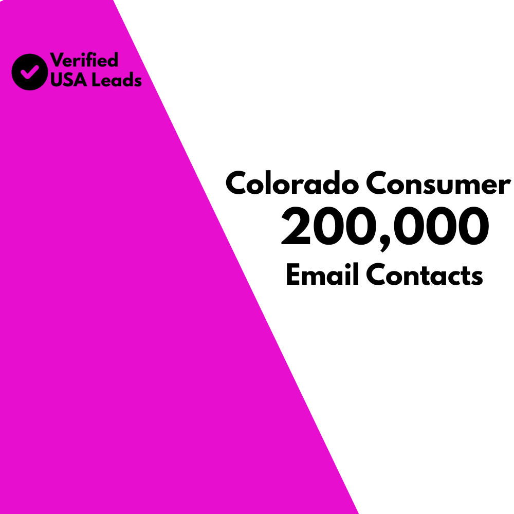 Colorado Consumer Email List