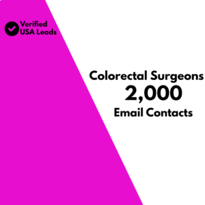 Colorectal Surgeons Email List