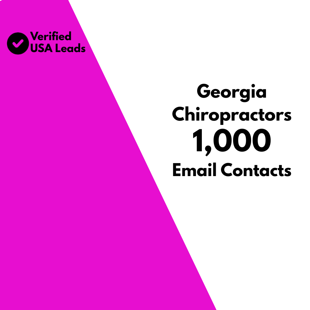 Georgia Chiropractors Email List