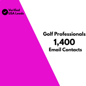 Golf Professionals Email List