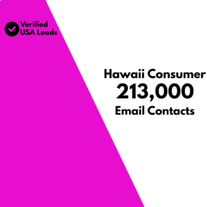 Hawaii Consumer Email List