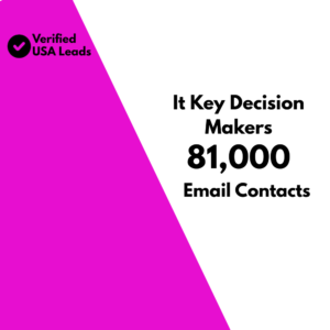 It Key Decision Makers Email List