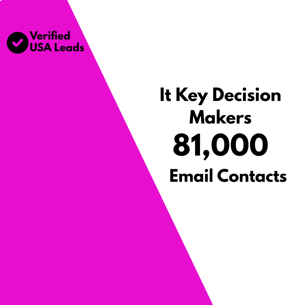 It Key Decision Makers Email List