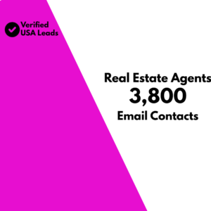 Maine Real Estate Agents Email List