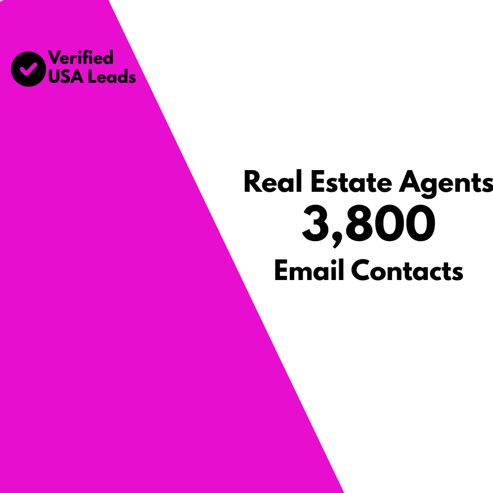Maine Real Estate Agents Email List