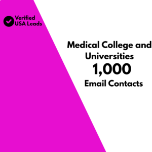 Medical College and Universities Email List