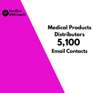 Medical Products Distributors Email List
