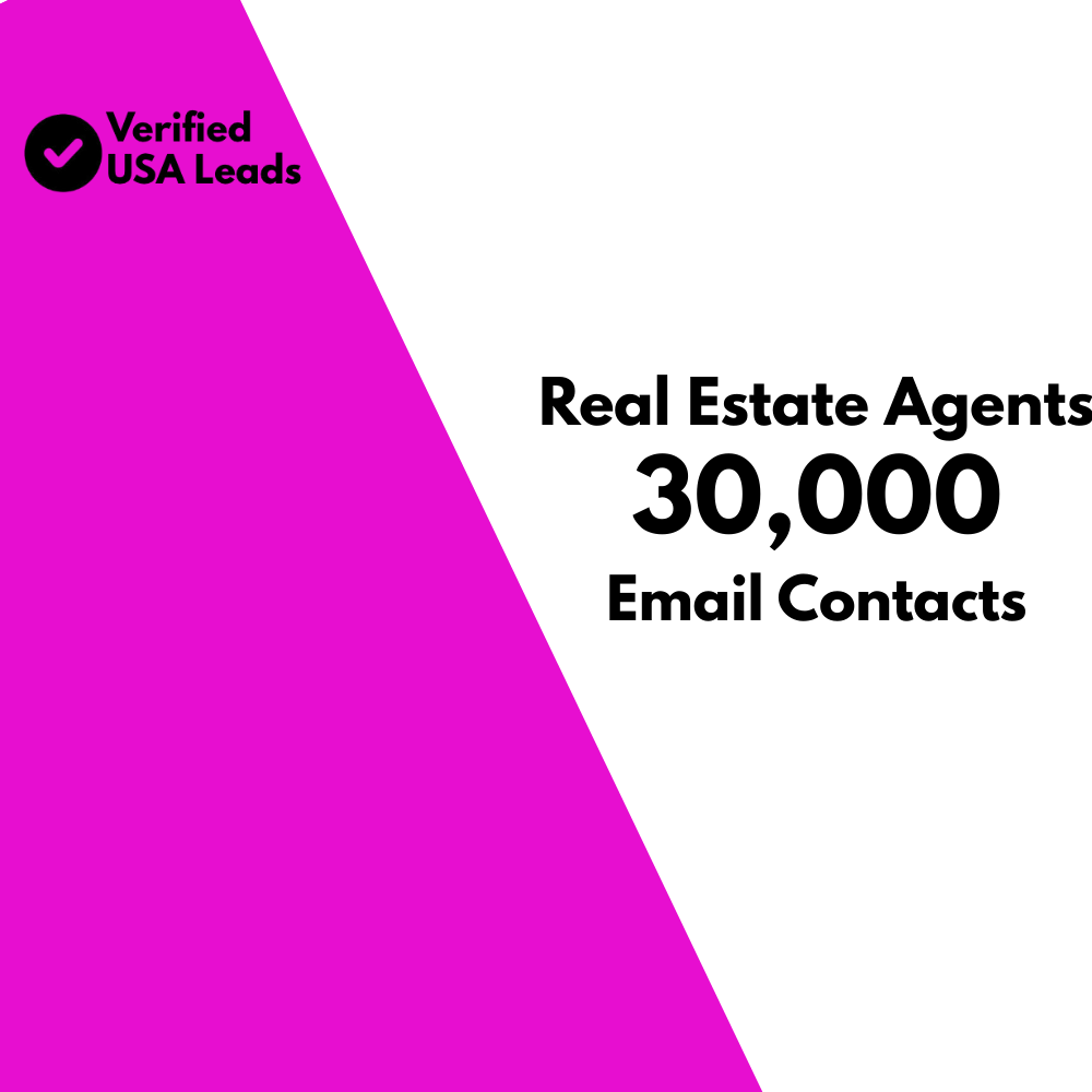 Michigan Real Estate Agents Email List