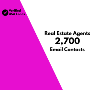 Montana Real Estate Agents Email List