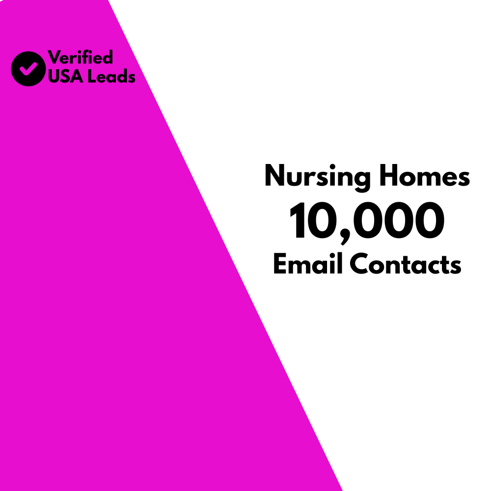 Nursing Homes Email List