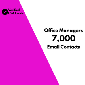 Office Managers Email List