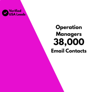 Operation Managers Email List