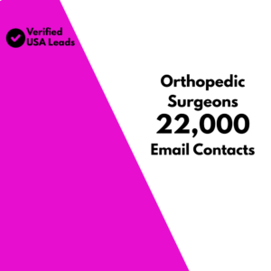 Orthopedic Surgeons Email List