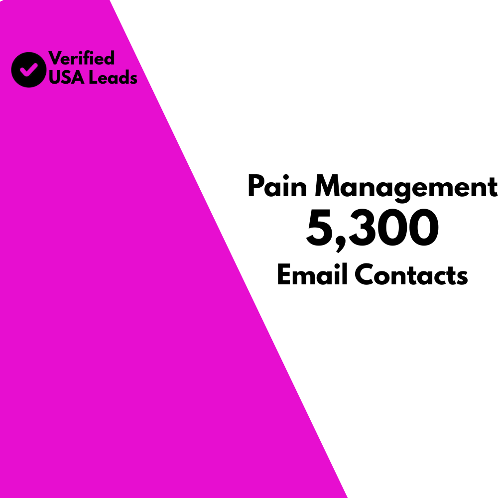 Pain Management Specialist Email List
