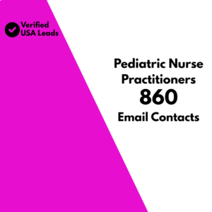 Pediatric Nurse Practitioners Email List
