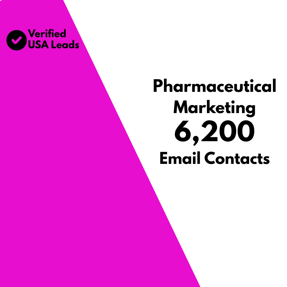 Pharmaceutical Marketing Decision Makers Email List