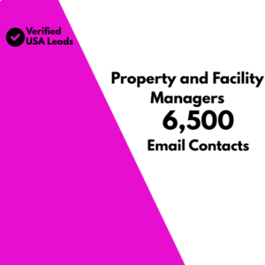 Property and Facility Managers Email List