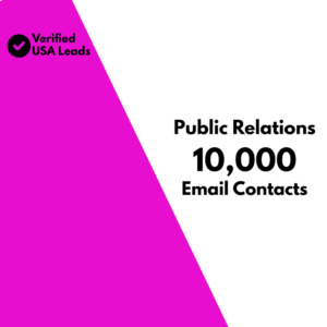 Public Relations Email List