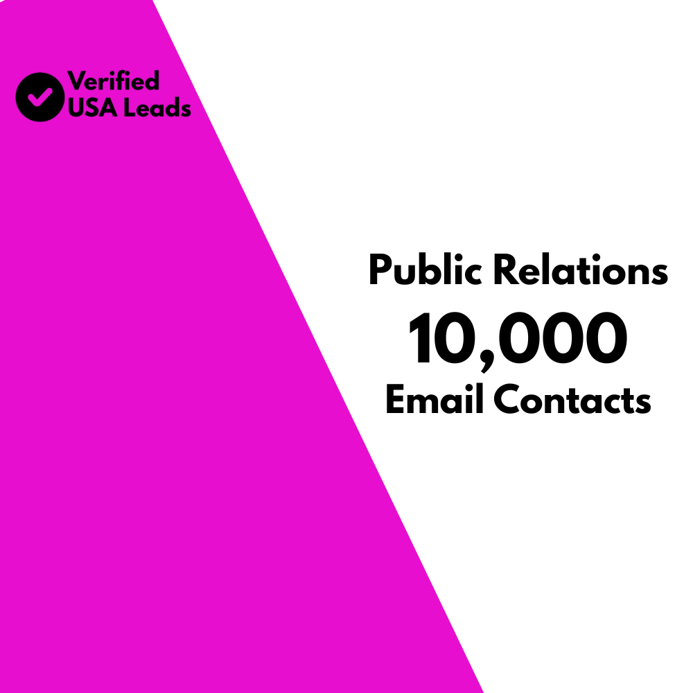 Public Relations Email List