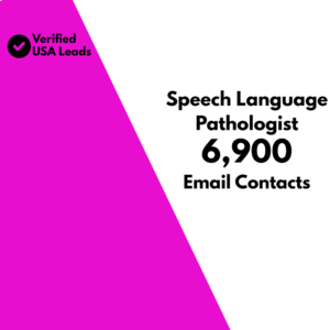 Speech Language Pathologist Email List