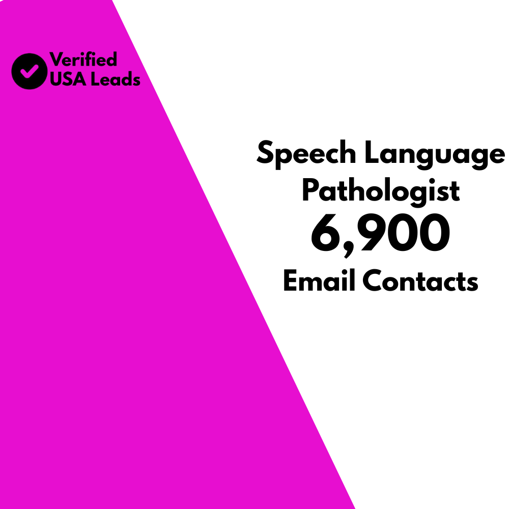 Speech Language Pathologist Email List