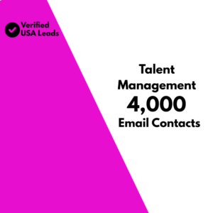 Talent Management Email List