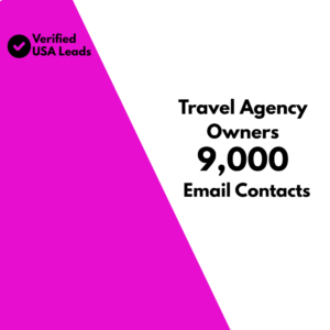 Travel Agency Owners Email List