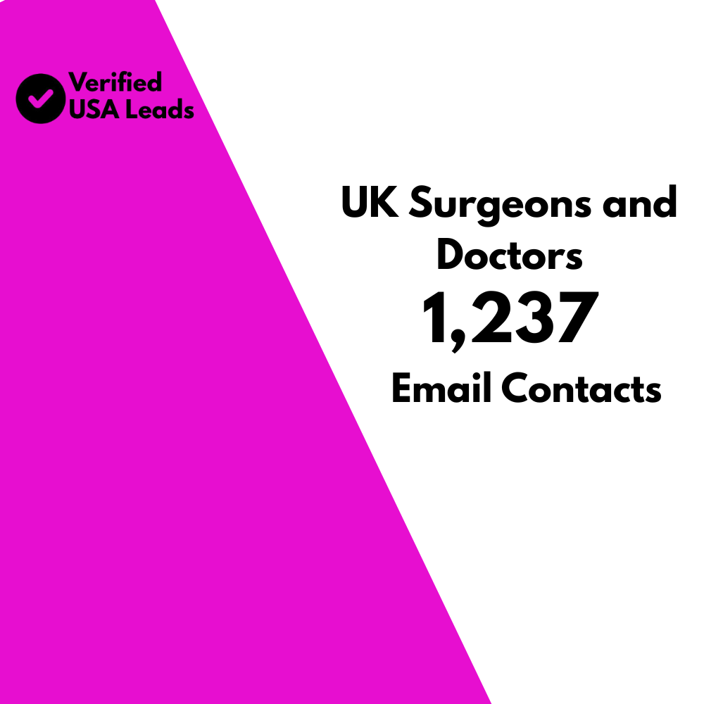 UK Surgeons and Doctors Email List