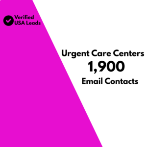 Urgent Care Centers Email List