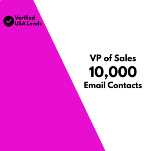 VP of Sales Email List