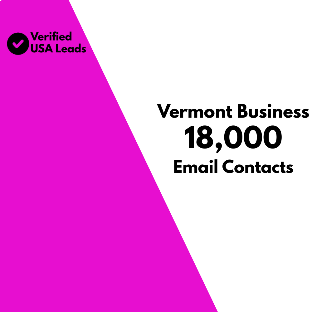 Vermont Business Email List