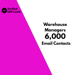 Warehouse Managers Email List