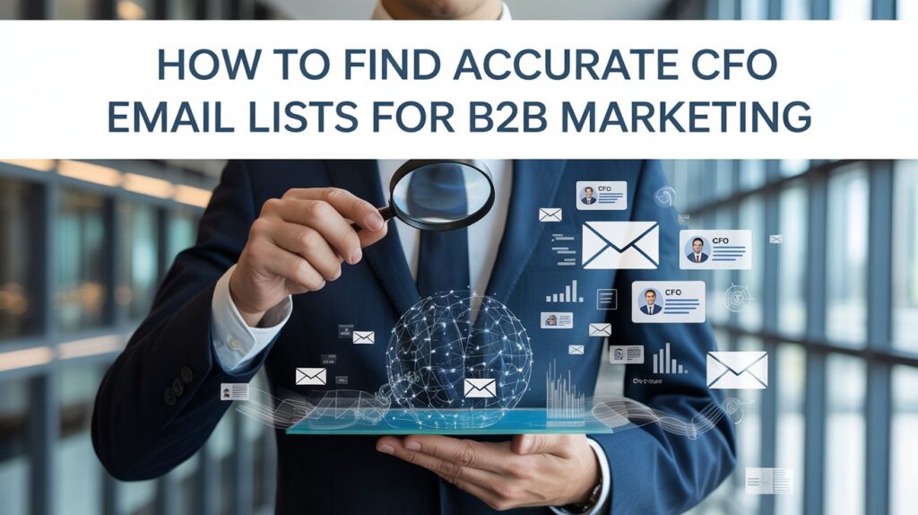 Accurate CFO Email Lists for B2B Marketing